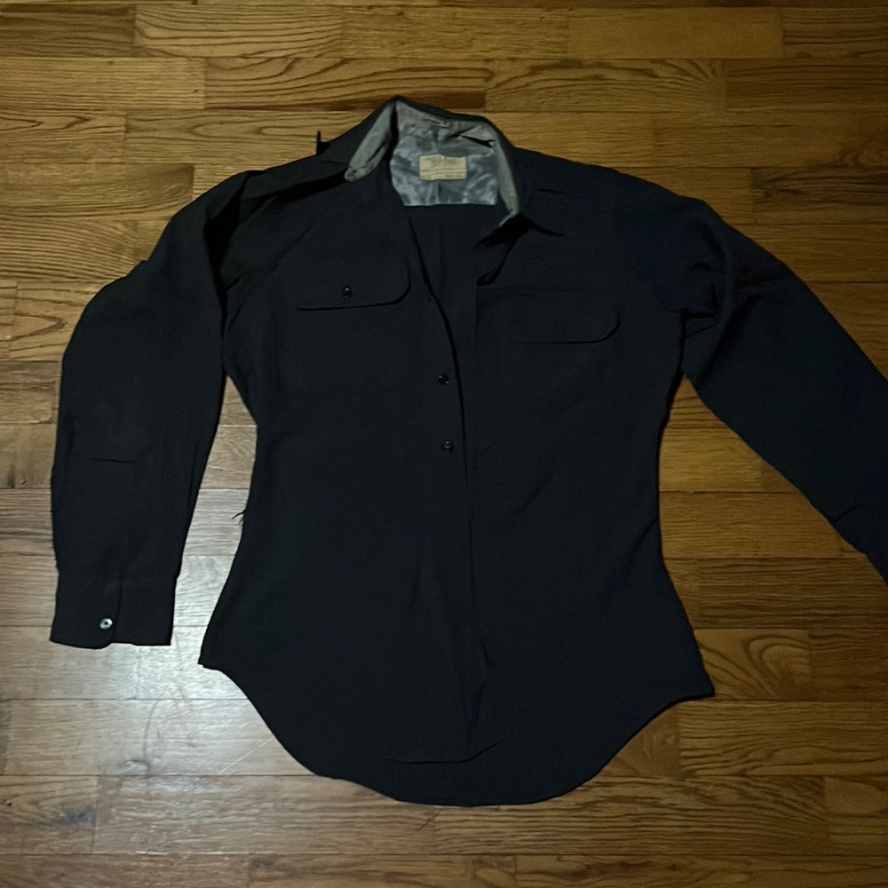 Vintage 1960s West Point Cadet Store Button Down Dress Shirt size Small